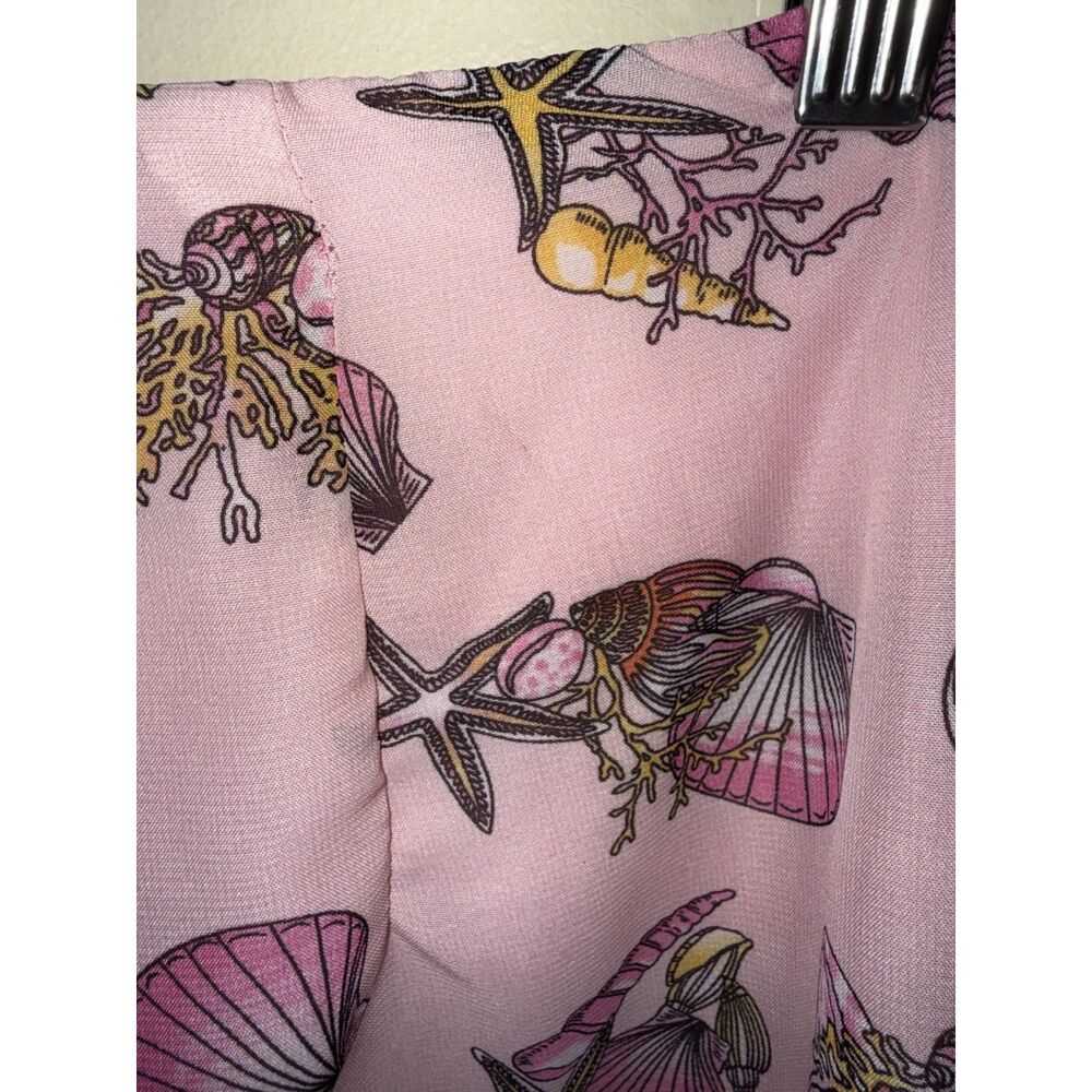 Urban Renewal Urban Outfitters Pink Sea Shell Pinup Shorts High Rise Small - Picture 6 of 9